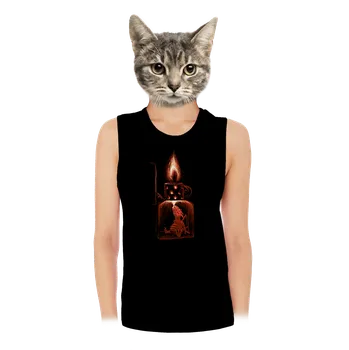 Bastard Zapalovač dámské tílko volné Black