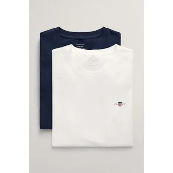 Dětská móda SPODNÍ PRÁDLO GANT C-NECK T-SHIRT 2-PACK NAVY / WHITE