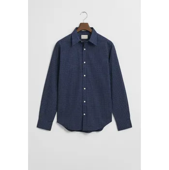 Pánská košile KOŠILE GANT REG MICRO PRINT SHIRT CLASSIC BLUE