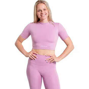 Dámský BJP sportovní top s krátkým rukávem, růžová Velikost: L