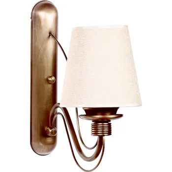 Nástěnné svítidlo Nástěnná lampa CLASSIC 1xE27/40W/230V bronzová/béžová