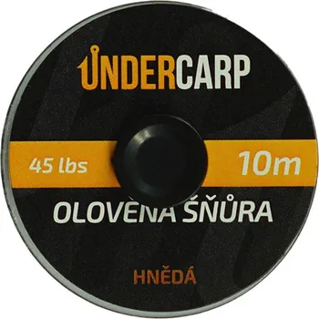 UnderCarp Olověná šňůra Hnědá 45lb 10m