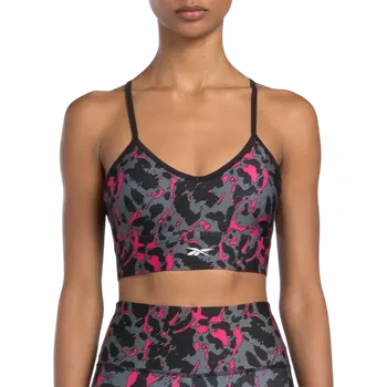 Dámské oblečení Podprsenka Reebok ID Train Printed Bra 100208502 Velikost XS