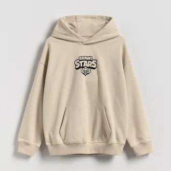 Chlapecká mikina Reserved - Mikina Brawl Stars - béžová - 897FJ-08X - 897FJ-08X-146