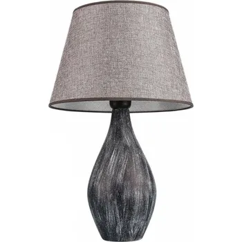 Lampička Stolní lampa RAMZES 1xE27/40W/230V šedá