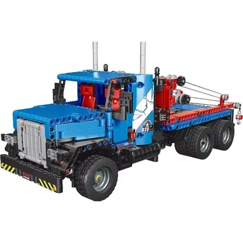 ostatní stavebnice Stavebnice RC odtahový kamion 1064 dílků – modrý
