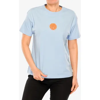 Dámské tričko Bavlněné tričko dámské Rip Curl Icons Of Surf Relaxed Tee - mid blue/orange