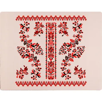 Podložka pod myš Podložka pod myš folk krakovský Zalipie 48 x 38 cm béžová