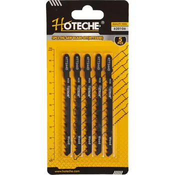 Pilový plátek Hoteche HT620106 Plátky do přímočaré pily, 100 mm, 5 ks