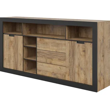 Komoda Vysoká komoda 2D3S Tudor - Helvetia 220x109 cm