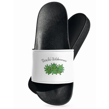 Pánské pantofle Bastard Veselé Velikoronoce pantofle White