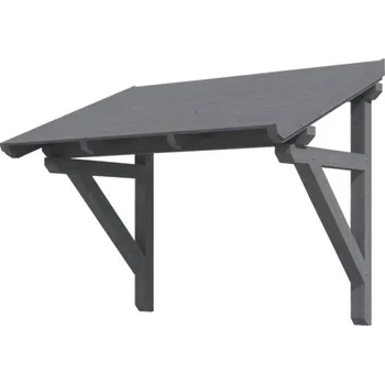 Stříška nad vchodové dveře Vchodová stříška Skanholz Paderborn 1, 242x156 cm šedá