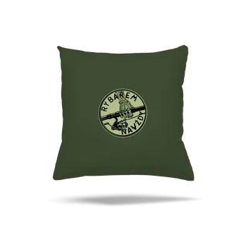 Polštář Bastard Rybářem navždy polštář Olive Green