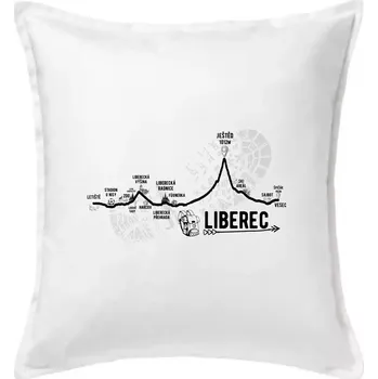 Polštář Profil Liberec - Polštář 50x50 - 50x50 - Pouze potah ( Bílá )
