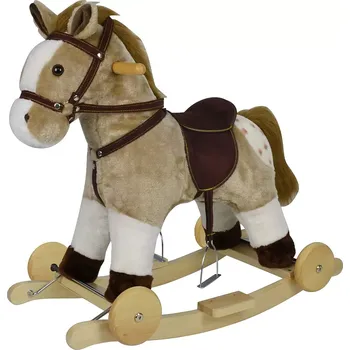 Houpací kůň CHIPOLINO Houpací kůň na kolečkách béžový