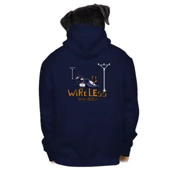 Pánská mikina Bastard Bezdrát pánská mikina na zip Navy