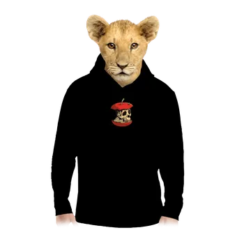 Chlapecká mikina Bastard Dead Apple dětská mikina klokanka Black