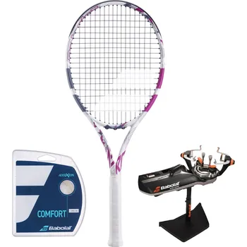 Tenisová raketa Babolat Evo Aero Pink 2023 vypletená - G2