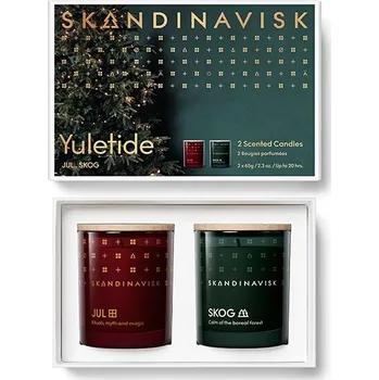 Svíčka Dárkový set 2 sezónních mini svíček Skandinavisk YULETIDE 2x 65 g