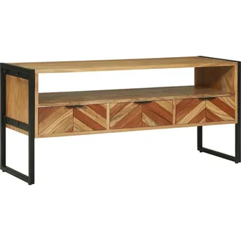 Komoda vidaXL Televizní skříň Hnědá 100 x 35 x 50 cm Masivní akáciové dřevo [374112]