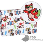 Prostěradlo jersey s elastanem 60x120 Superhrdina liška, mýval, kočka