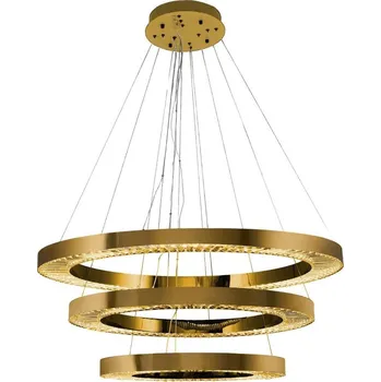 LED Lustr na lanku JESI LED/99W/230V 3000K pr. 100 cm bronzová