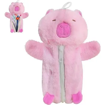 Penál YOUYIKE Plyšový penál, Kapybara pro děti