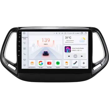 Autorádio HIZPO KXJPCPS102 Autorádio 10,1“ Android 13 pro Jeep Compass II Model: S101004 (4+32GB)