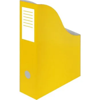 Archivační box Magazín box A4/80mm Junior karton žlutý
