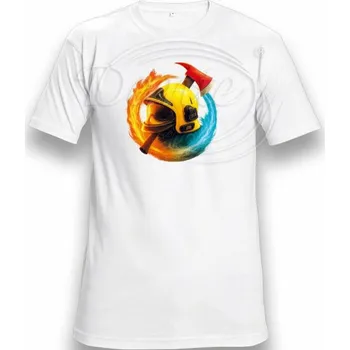 Dante Tričko bílé Hasič,2XL