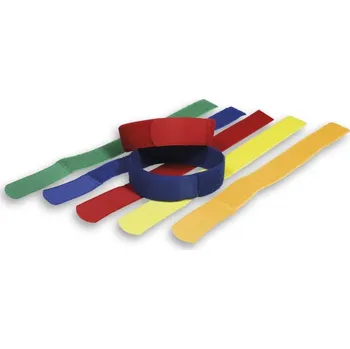 Značení hospodářského zvířete Páska na nohy 40mm, suchý zip, 10 ks, žlutá Barva: Červená