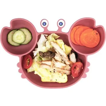 Silikonová podložka na talíř/miska pro děti, protiskluzová, s přísavkou pro děti, vhodná do dětské