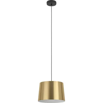 Žárovka svítidlo EGLO Krela závěsné E27/60W mat.brass/černá