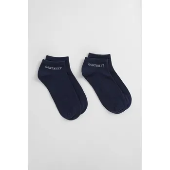 Pánské ponožky PONOŽKY GANT ANKLE SOCKS 2-PACK CLASSIC BLUE