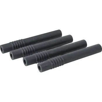 Gumové hadičky na mléko ke strukovým pouzdrům 18 x 8,5/10 x 140 mm černé drážky GEA 4 ks