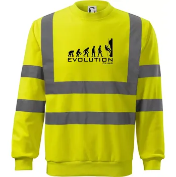 Pánská mikina Evolution Climb - Reflexní mikina - 2XL ( Neonově žlutá )