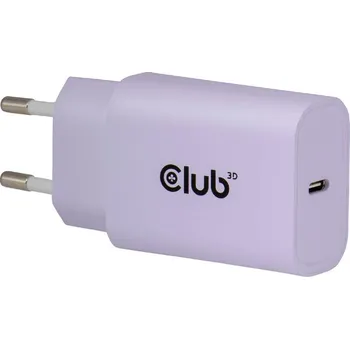Mobilní telefon club3D CAC-3025 USB nabíječka, 30 W, fialová