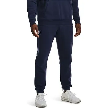 Pánské tepláky Under Armour Essential Fleece Joggers velikost XS midnight navy