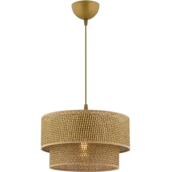 Lustr na lanku ECHO 1xE27/60W/230V hnědá