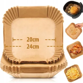 Jednorázové nádobí Papírové tácky/vložky do horkovzdušné fritézy Air Fryer