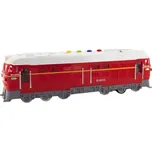 Teddies Lokomotiva červená 34cm se zvukem a světlem