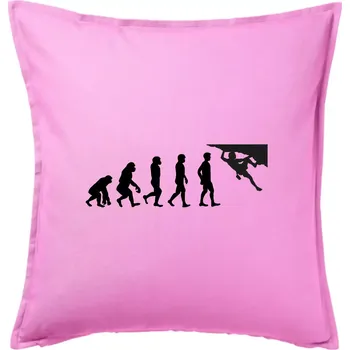 Polštář Evoluce bouldering - Polštář 50x50 - 50x50 - Pouze potah ( Růžová )