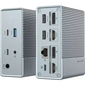 Notebook Hyper HDG212B-GL HyperDrive GEN2 USB-C dokovací stanice pro ntb (HDG212B-GL)