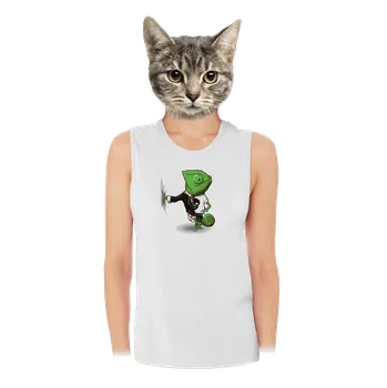 Bastard Mistr převleků dámské tílko volné White