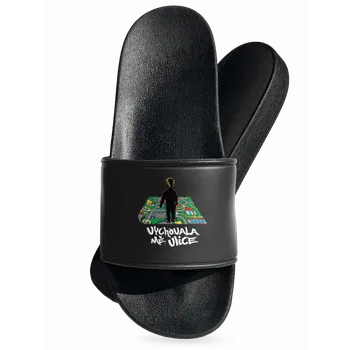 Pánské pantofle Bastard Vychovala mě ulice pantofle Black