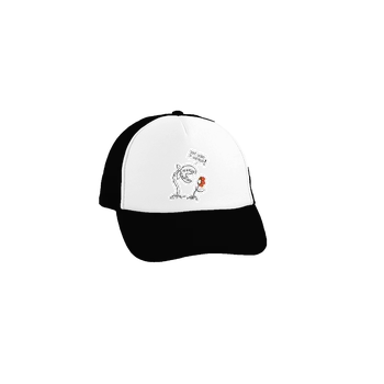 Kšiltovka Bastard Vegetarián kšiltovka truckerka Black cap
