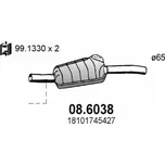 Střední díl výfuku ASSO 08.6038