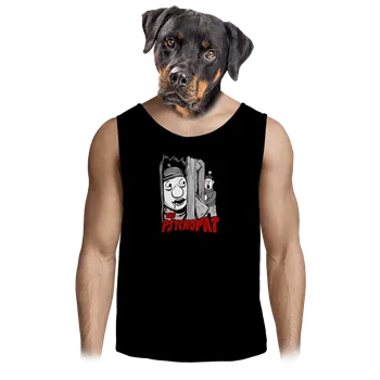 Pánské tílko Bastard PsychoPat pánské tílko Black