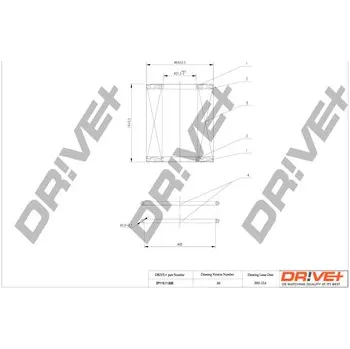 Olejový filtr Olejový filtr Dr!ve+ DP1110.11.0095