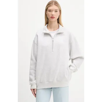 Dámská mikina Mikina Abercrombie & Fitch dámská, šedá barva, vzorovaná, KI152-5256-112 KI152.5256.112 09X, vel. M